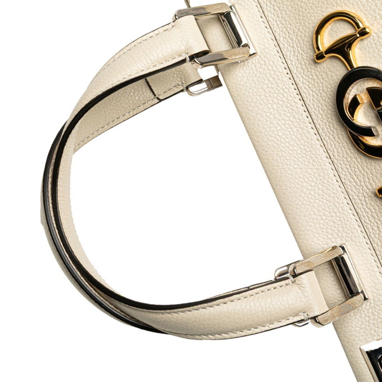 Gucci White Leather Handbag ( )