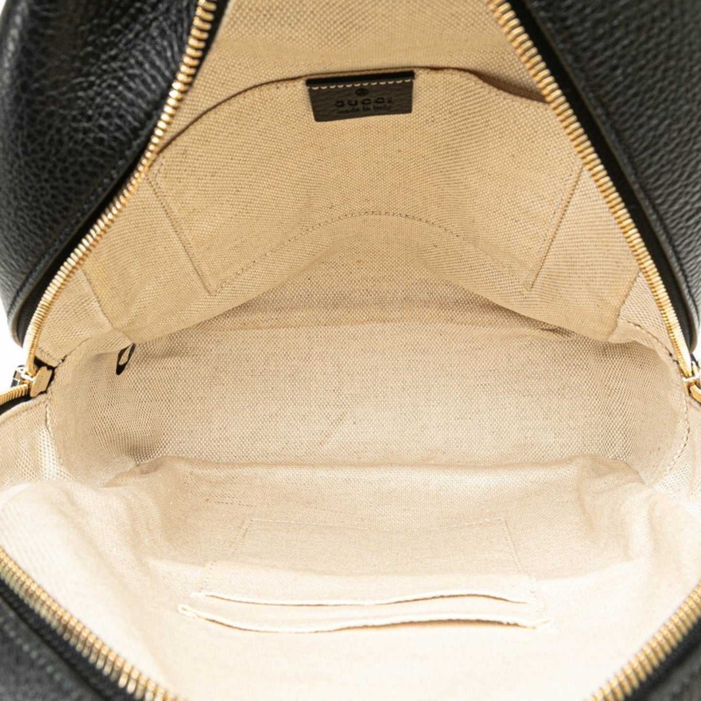 Gucci Black Leather Backpack ( )