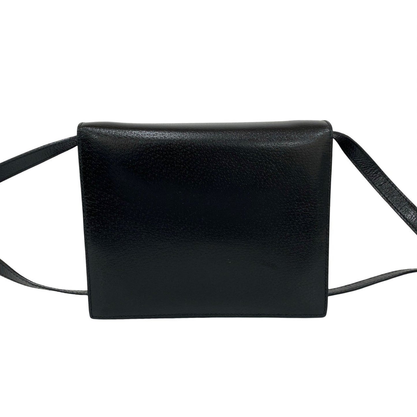 Gucci Black Leather Shoulder Bag ( )