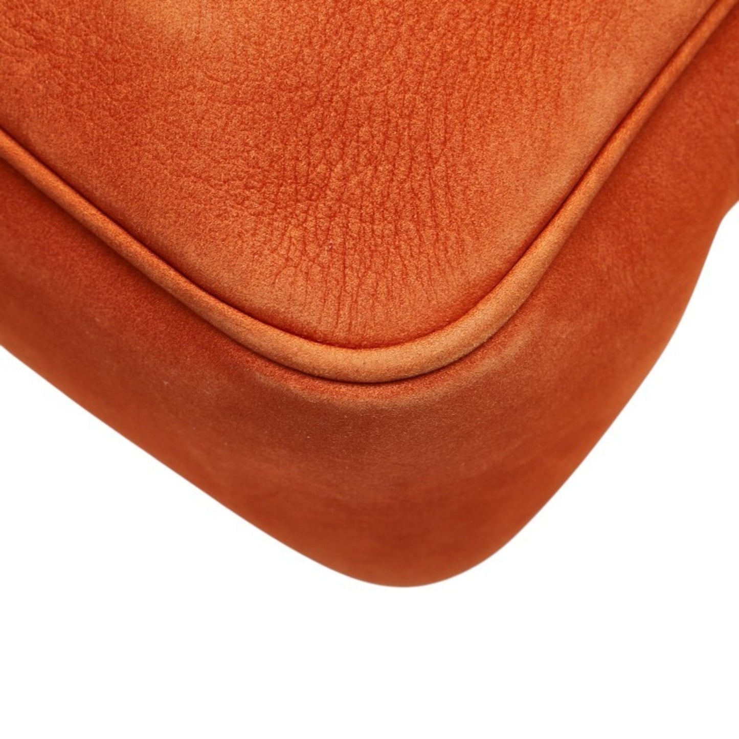 Gucci Brown Orange Leather Shoulder Bag ( )