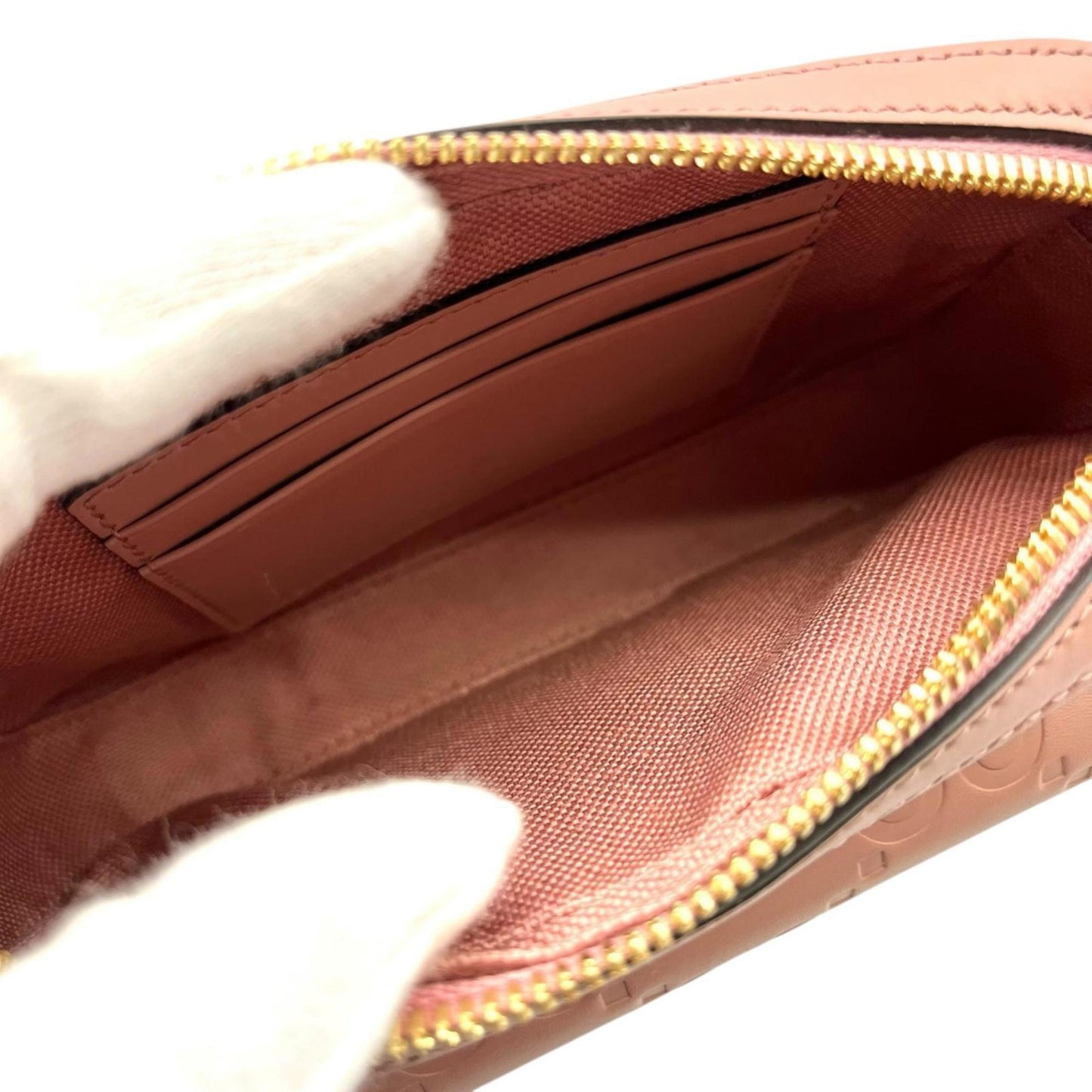 Gucci Pink Leather Shoulder Bag ( )
