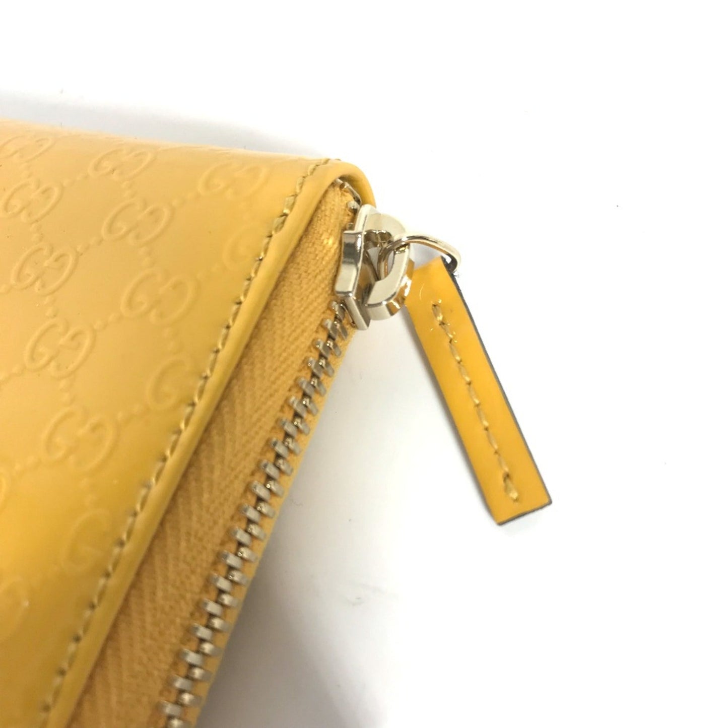 Gucci Yellow Patent Leather Coin Purse/Coin Case ( )