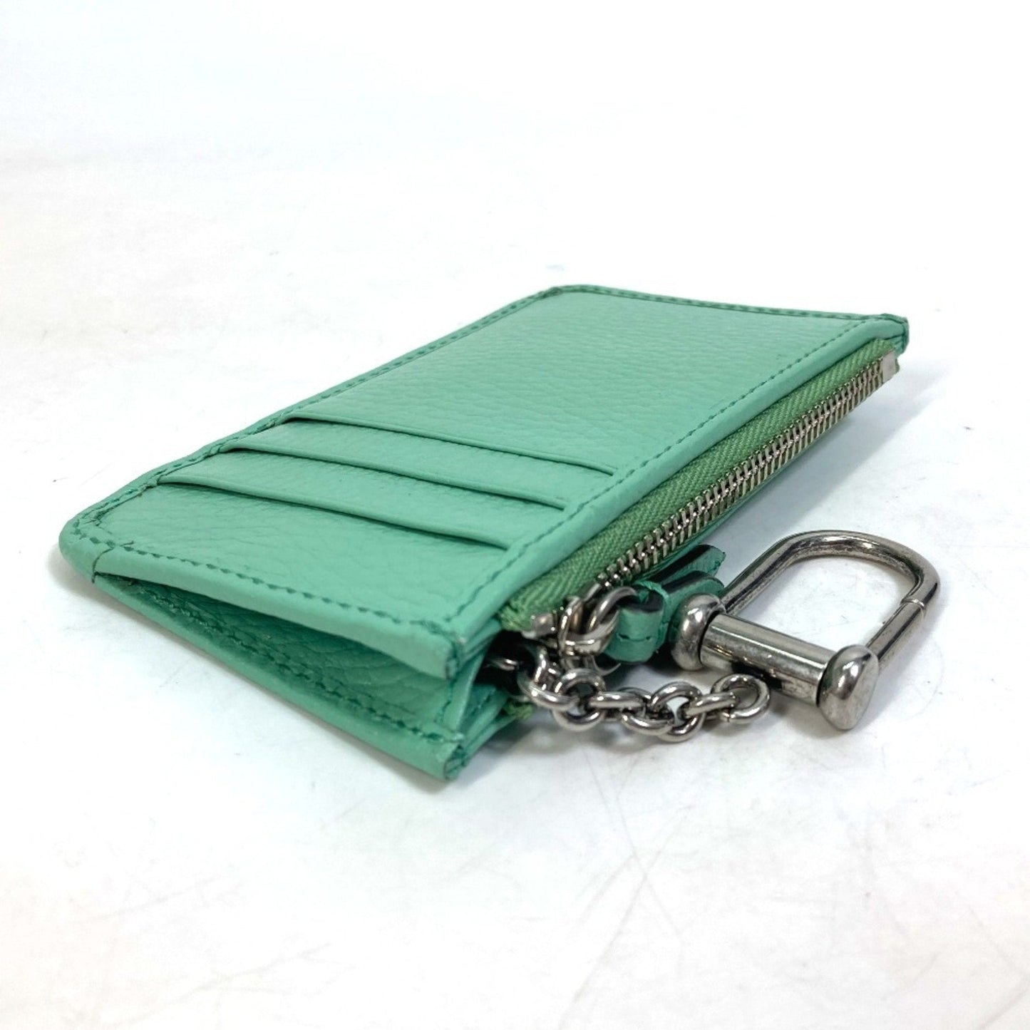 Gucci Green Leather Coin Purse/Coin Case ( )