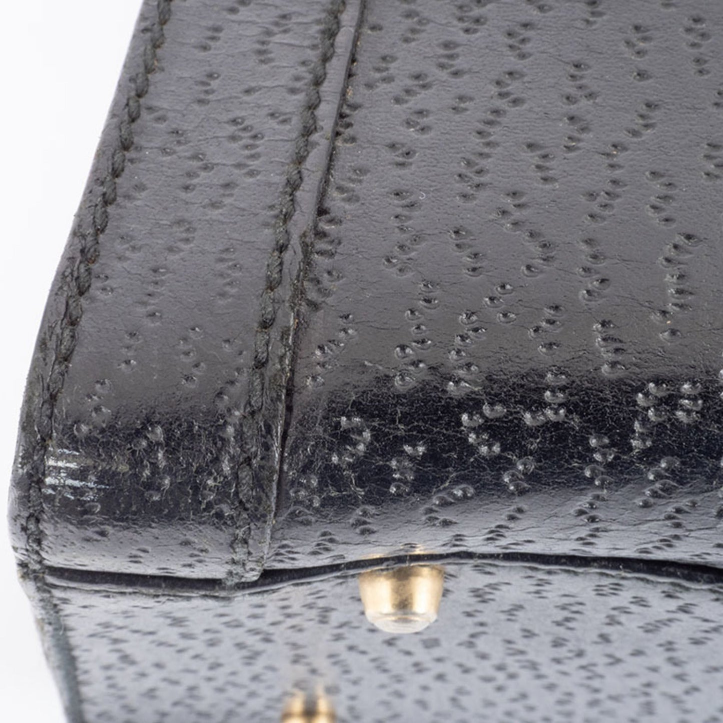 Gucci Black Leather Tote Bag ( )