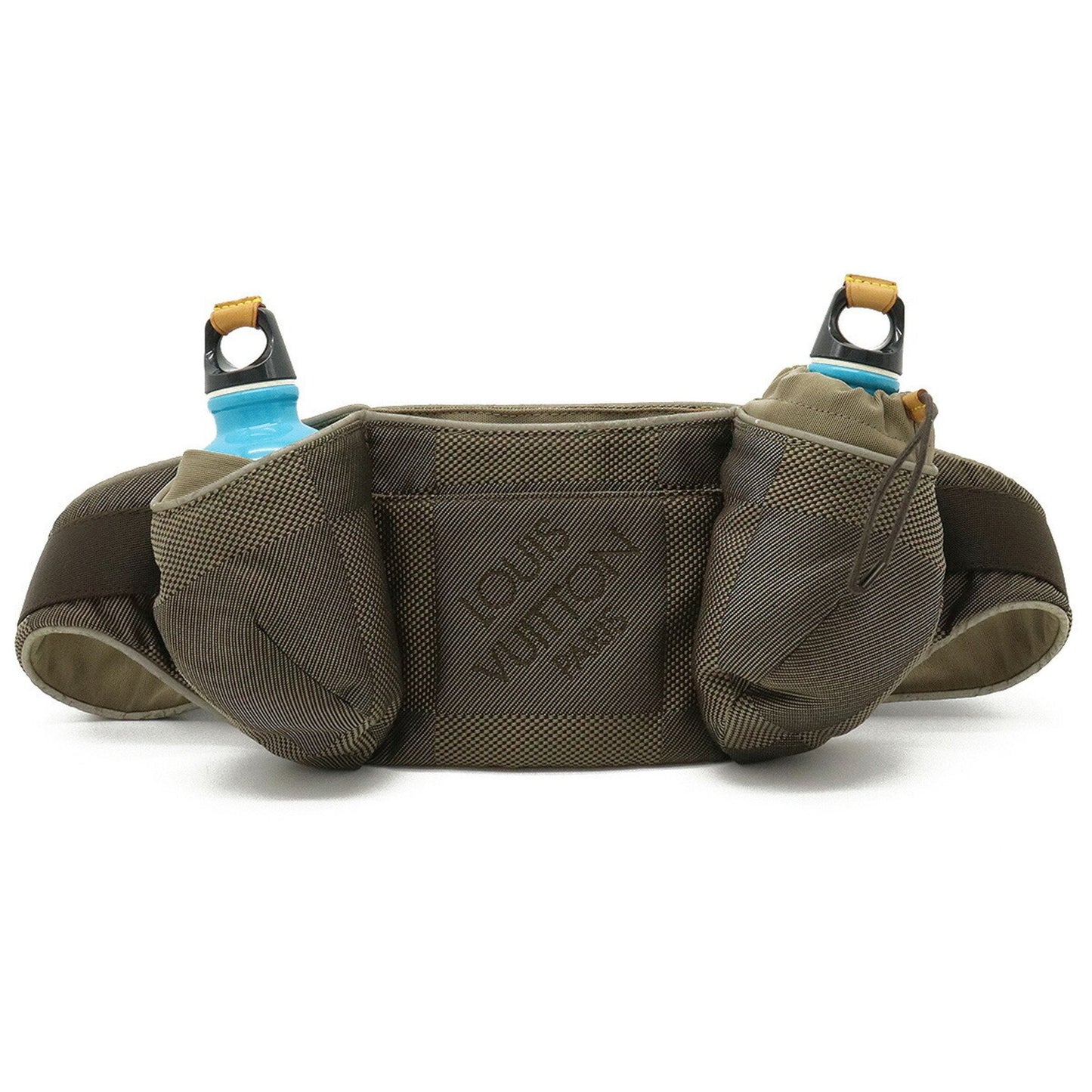 LOUIS VUITTON Damierjean Suntulle Jogging Waist Bag Body Tail Khaki M93211