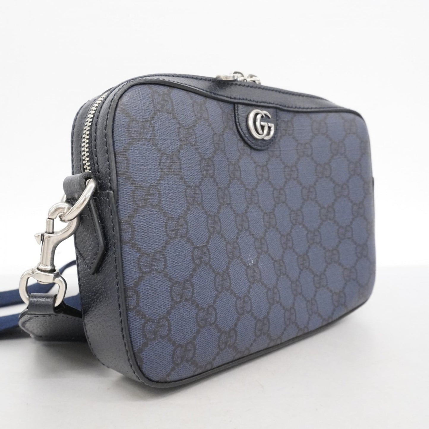 Gucci Navy Pvc Shoulder Bag ( )