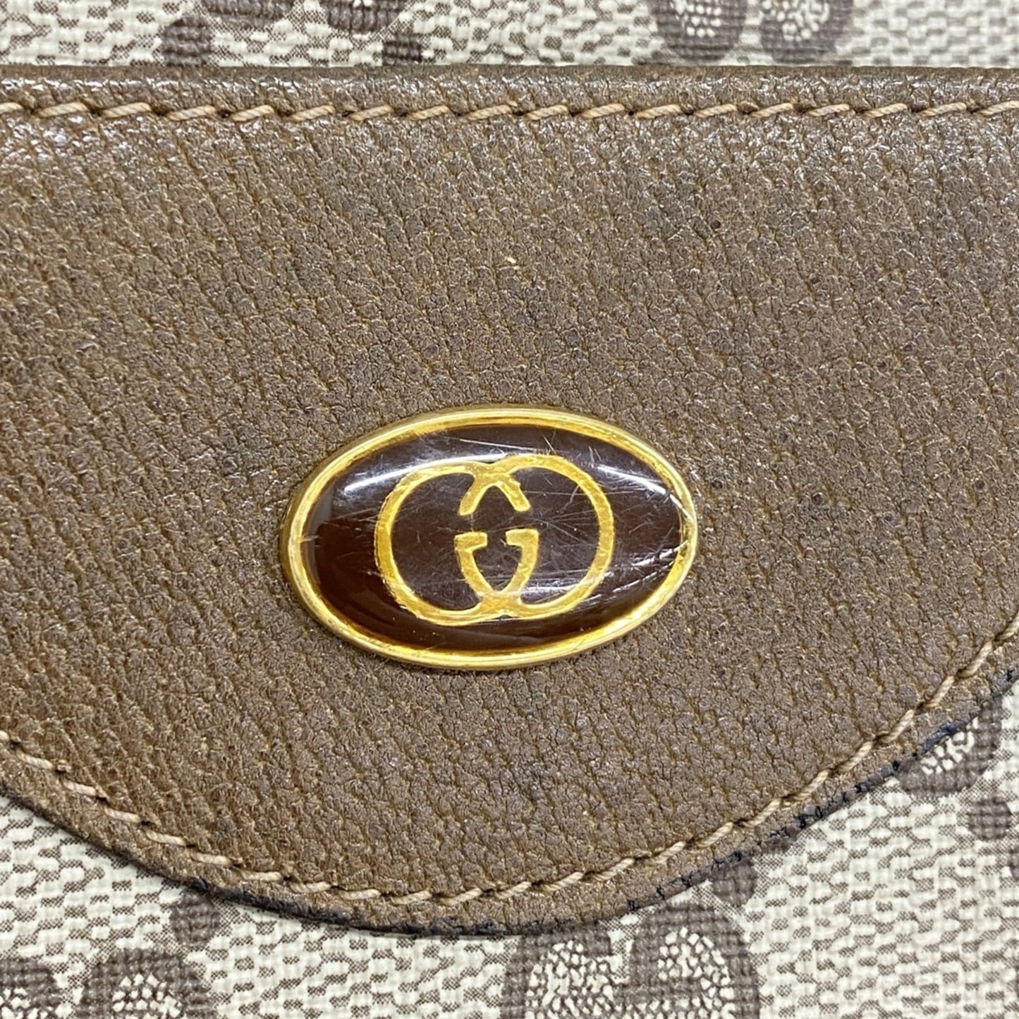 Gucci Brown Pvc Tote Bag ( )