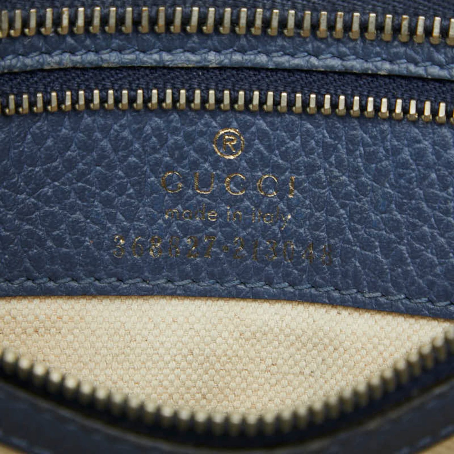 Gucci Blue Leather Handbag ( )