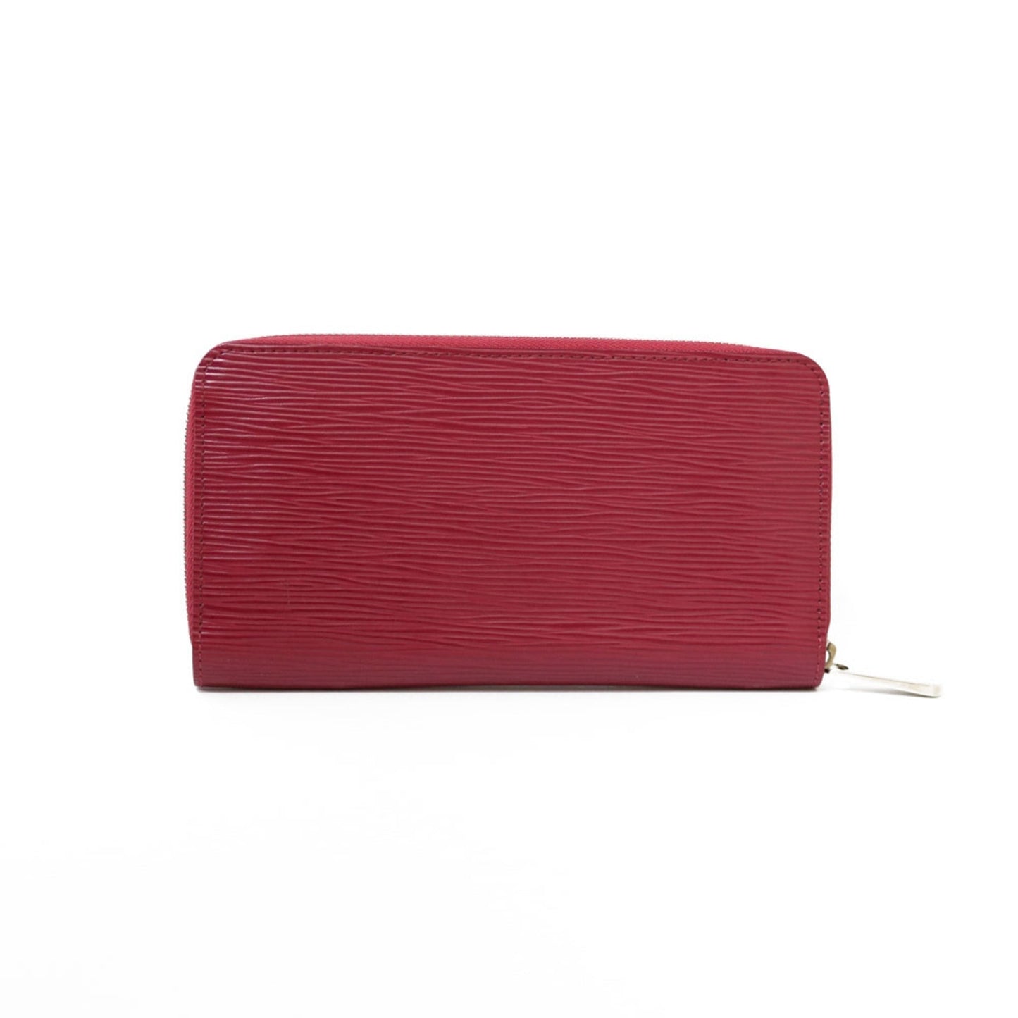 Louis Vuitton Long Wallet Epi LV Zippy M60307 Purple Wine Red Women's Men's Leather
