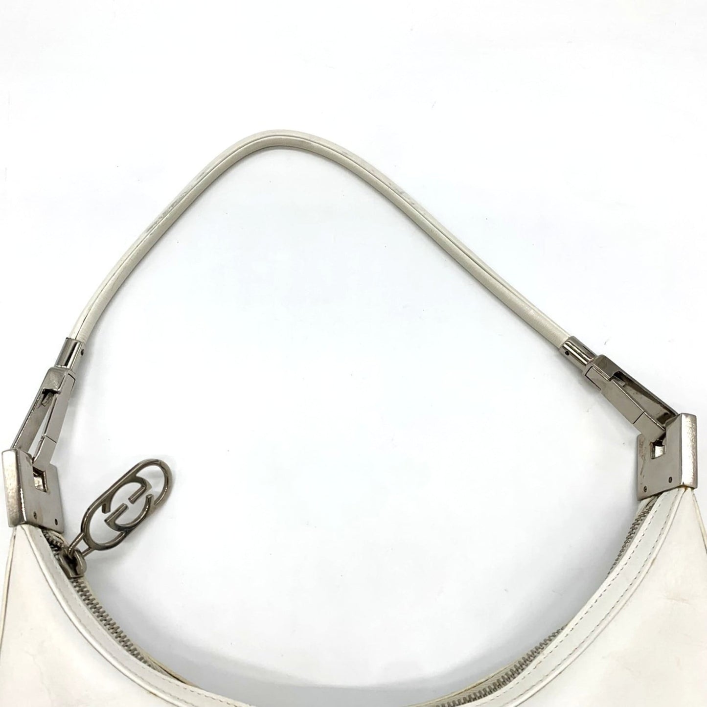 Gucci White Leather Shoulder Bag ( )