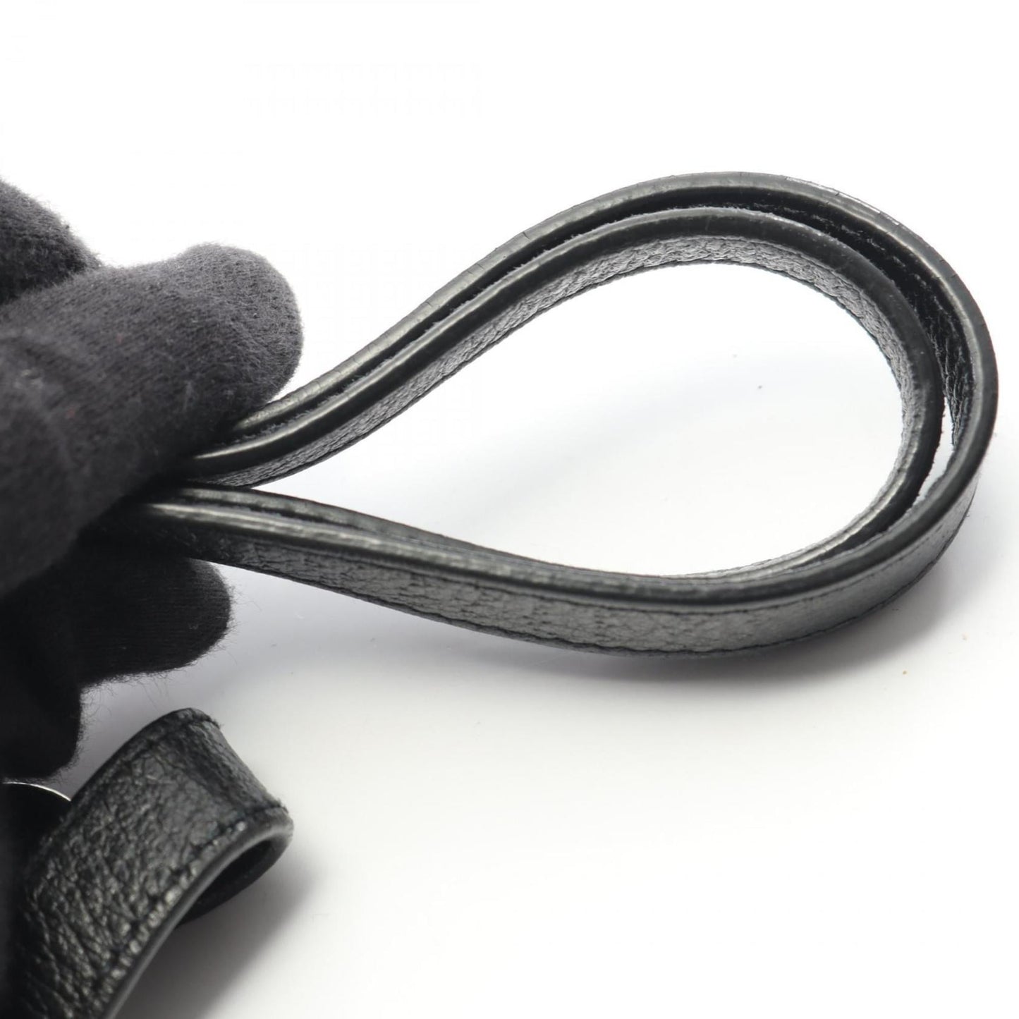 Gucci Black Leather Nylon Canvas Shoulder Bag ( )