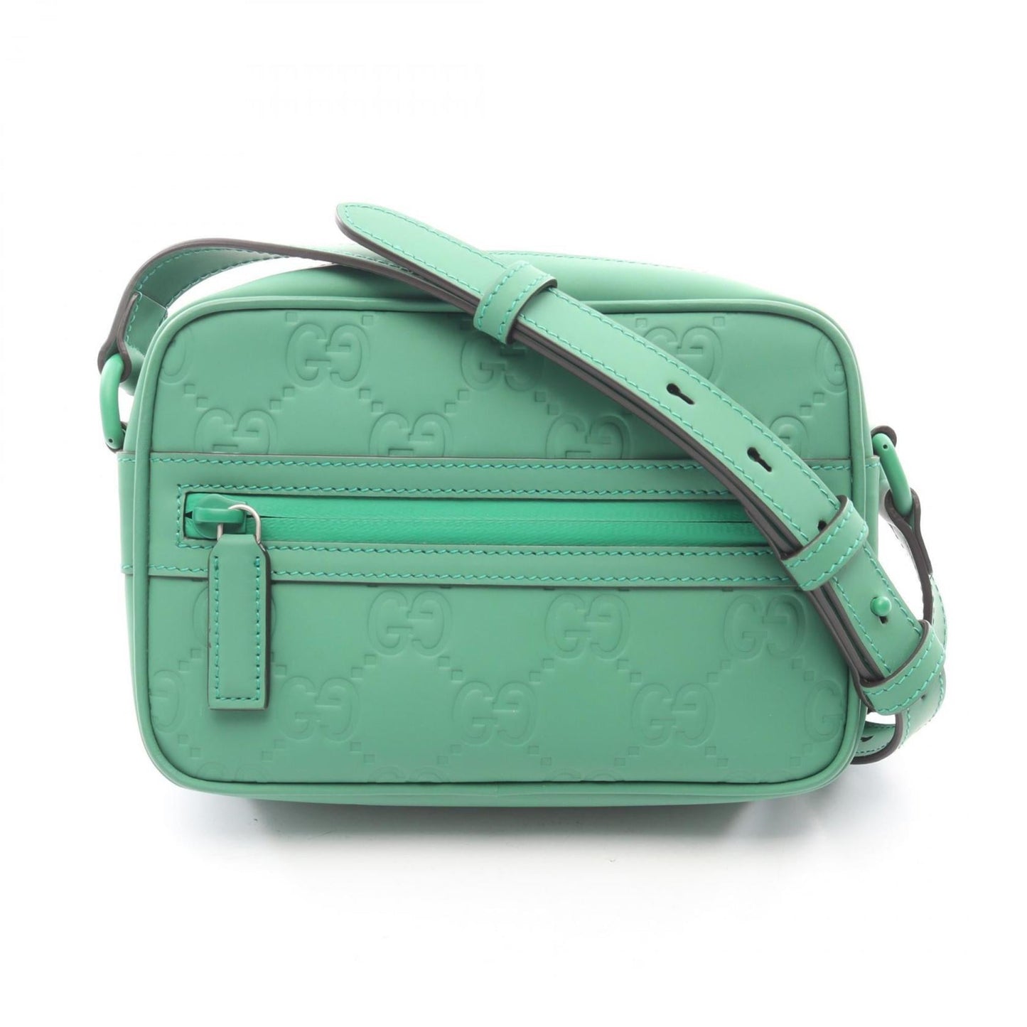Gucci Green Rubber Shoulder Bag ( )