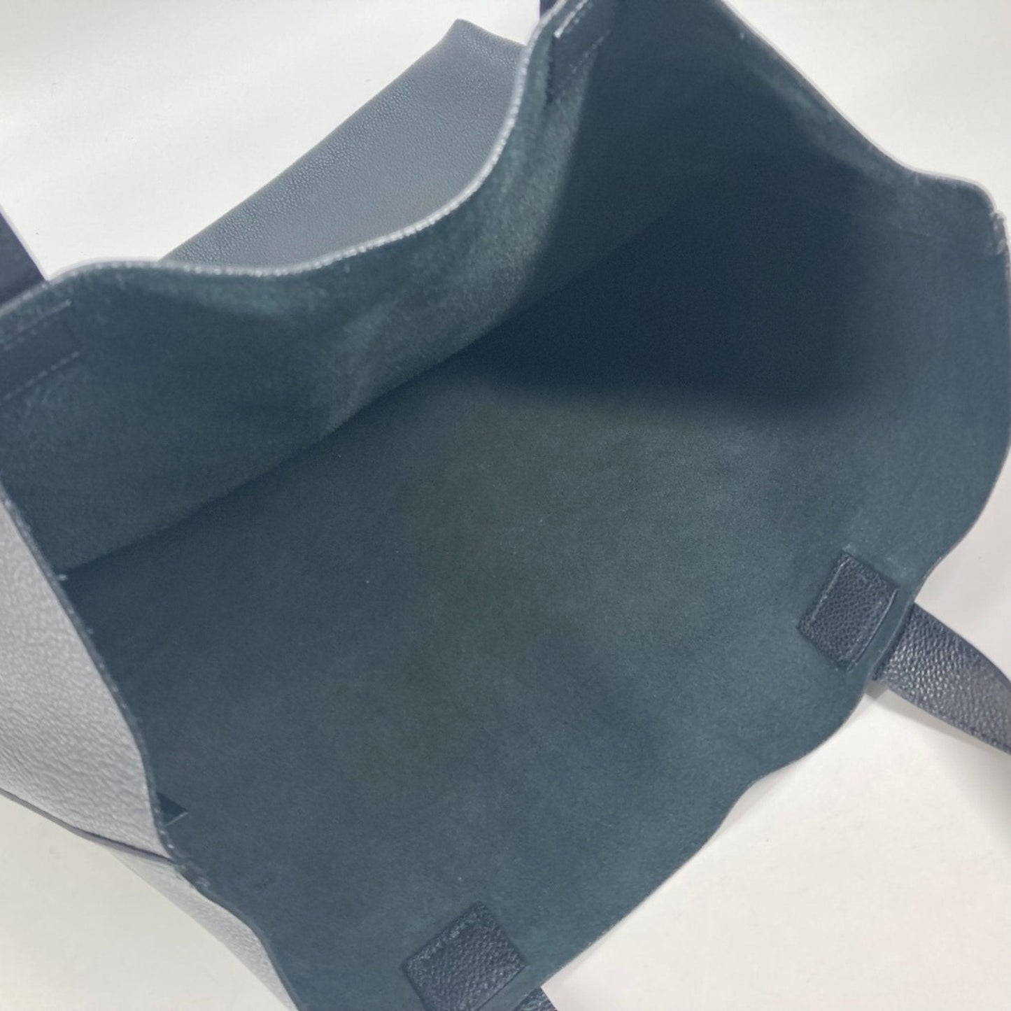 Gucci Black Leather Tote Bag ( )