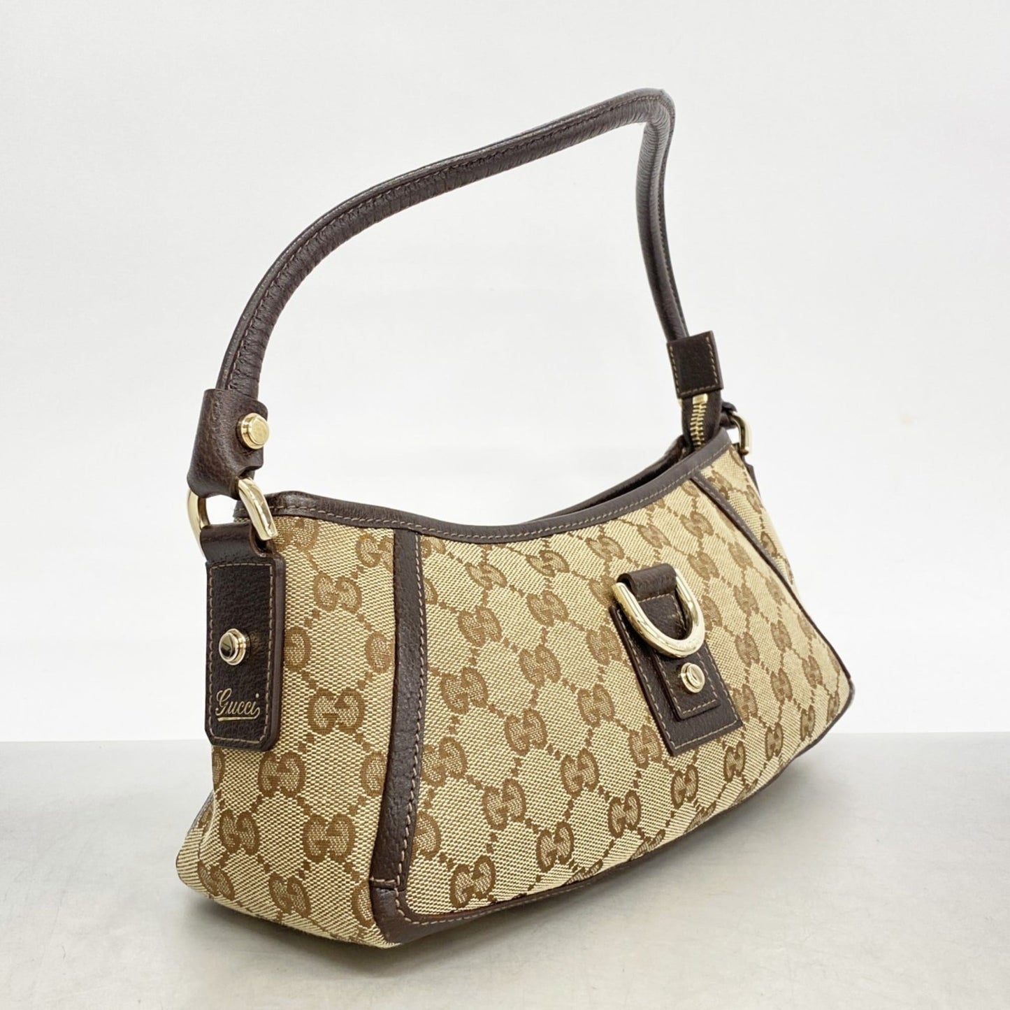 Gucci Beige Canvas Shoulder Bag ( )