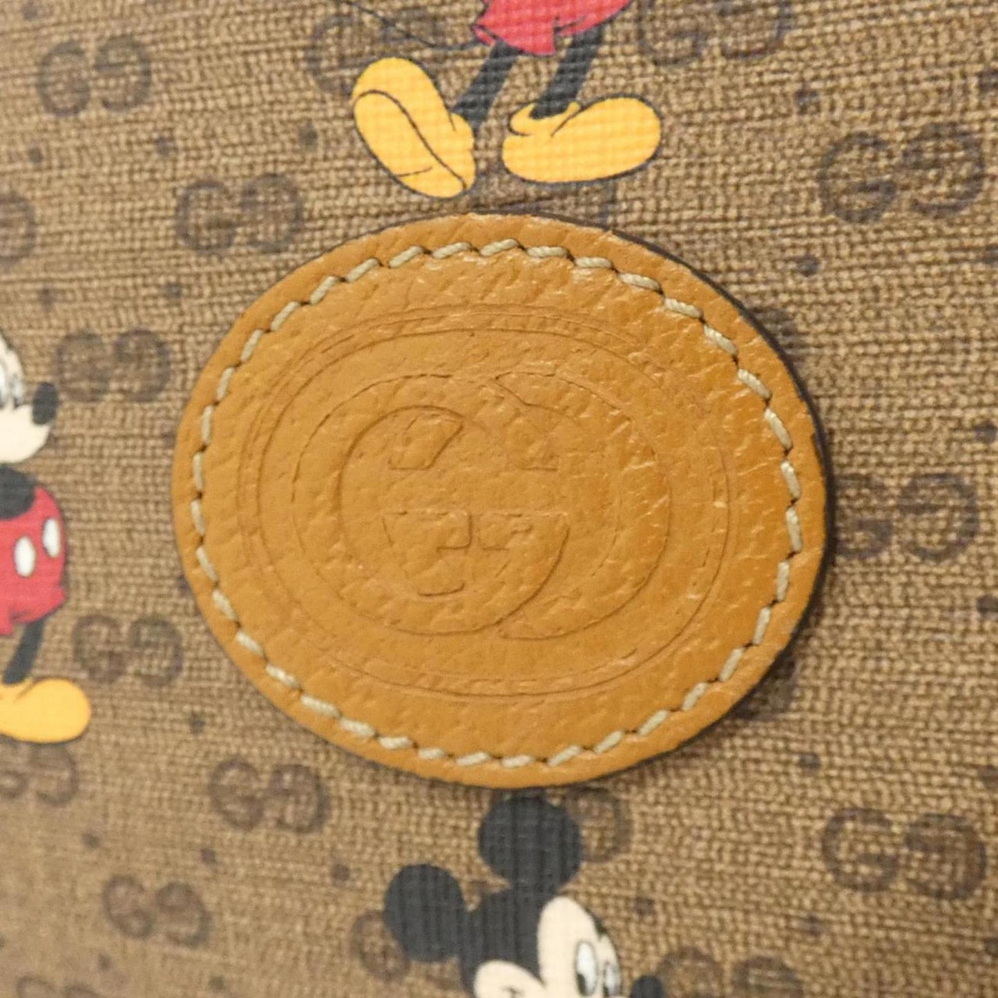 Gucci Beige Light Brown Gg Supreme Leather Shoulder Bag ( )