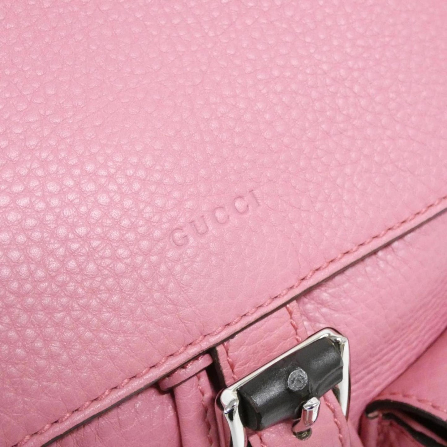 Gucci Silver Leather Backpack ( )