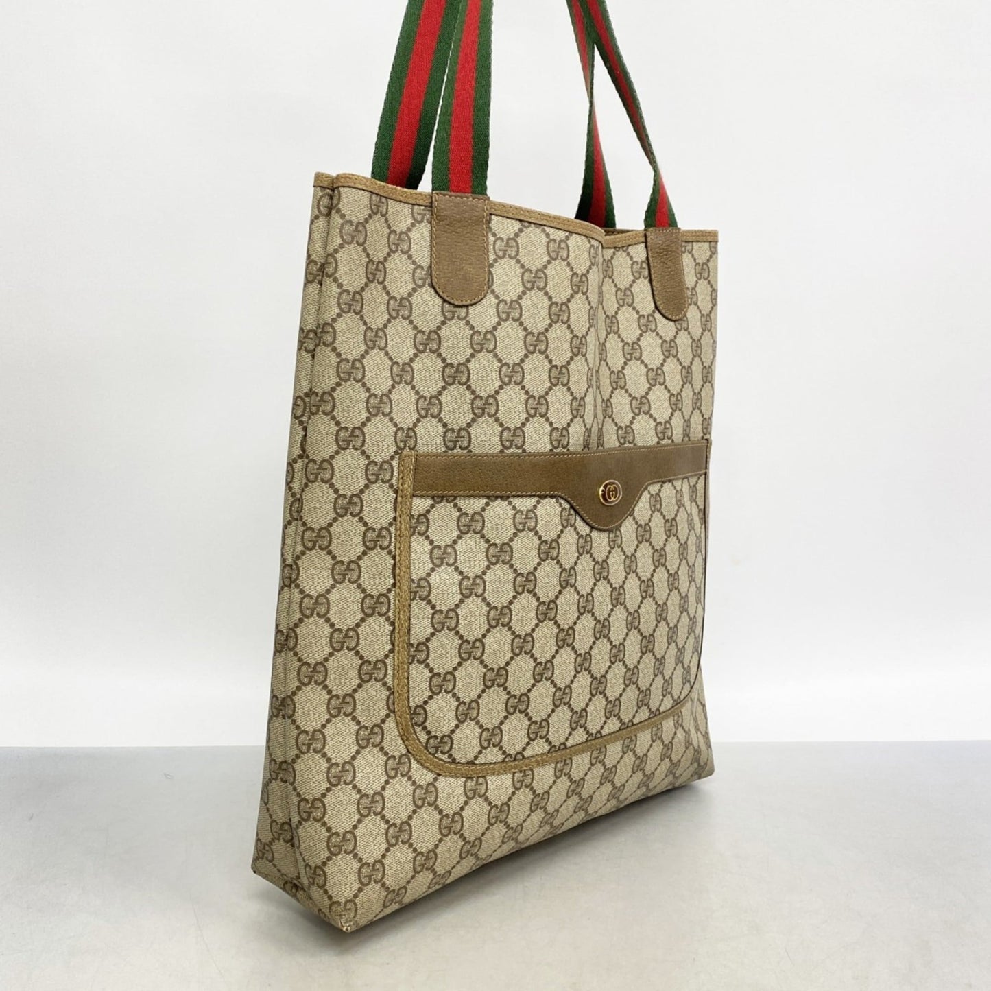 Gucci Brown Pvc Tote Bag ( )