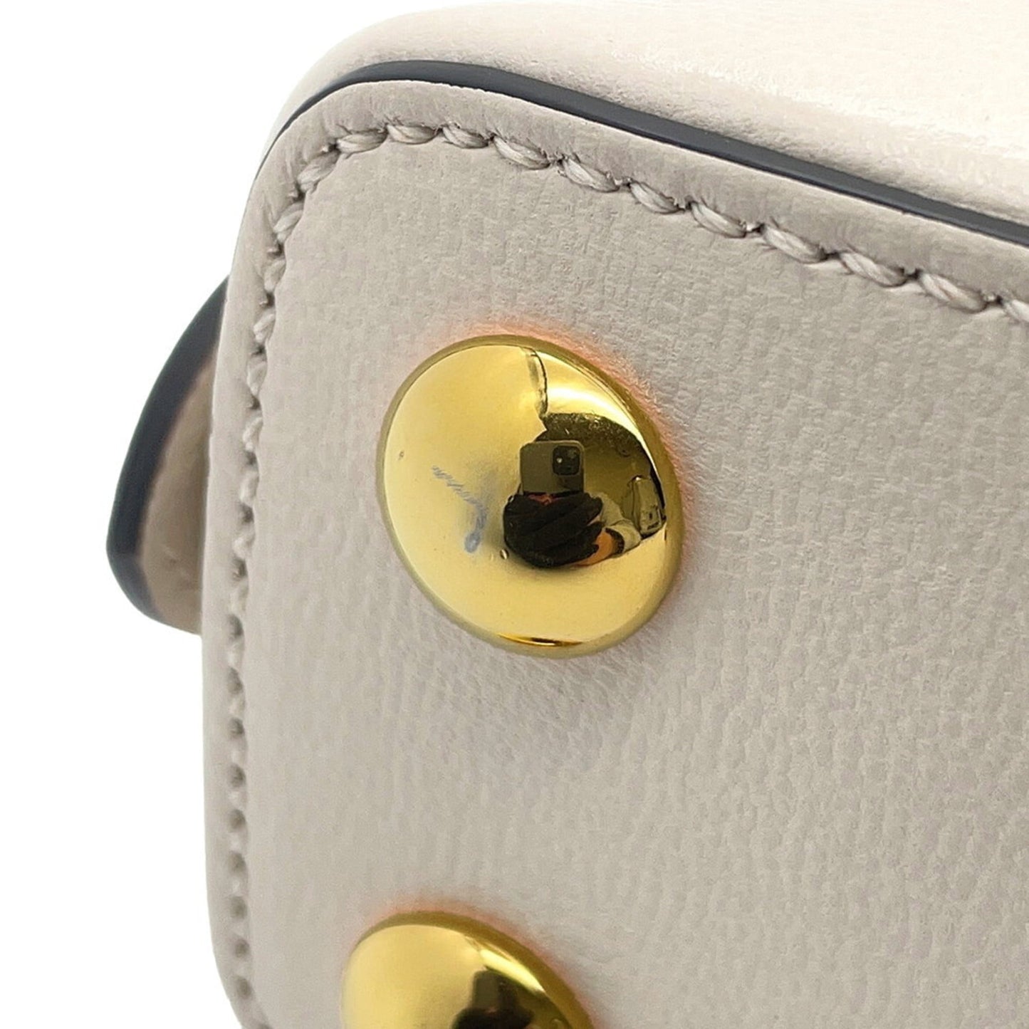 Gucci Horsebit Beige Ivory Gg Supreme Leather Handbag Shoulder Bag ( )