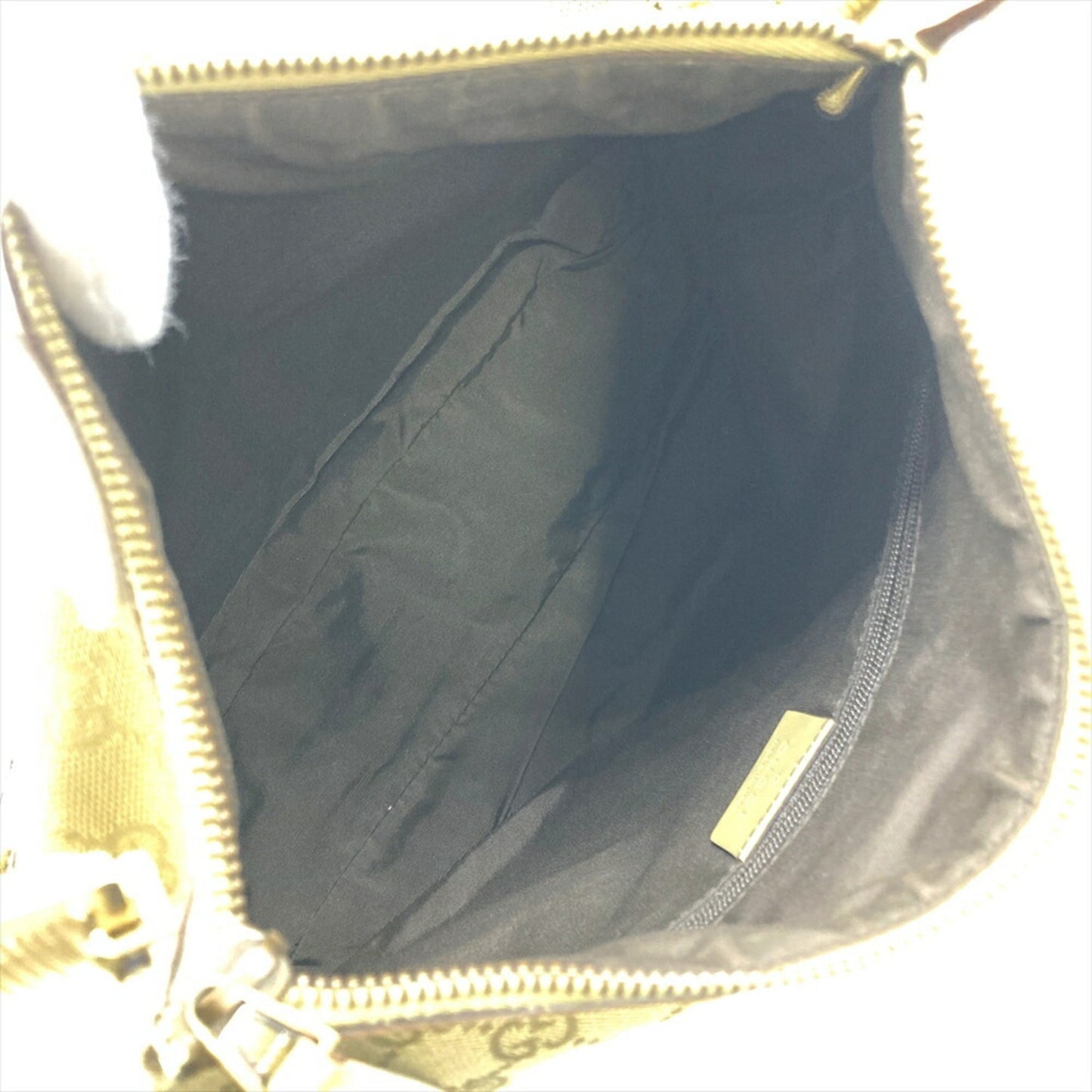 Gucci Gg Canvas Khaki Gg Canvas Shoulder Bag ( )
