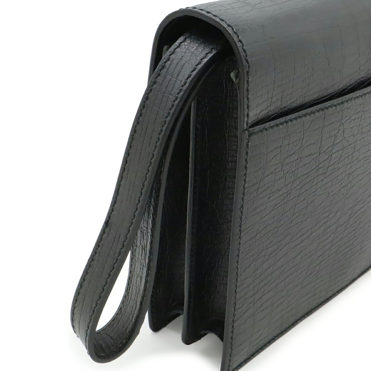 Gucci Black Leather Clutch Bag ( )