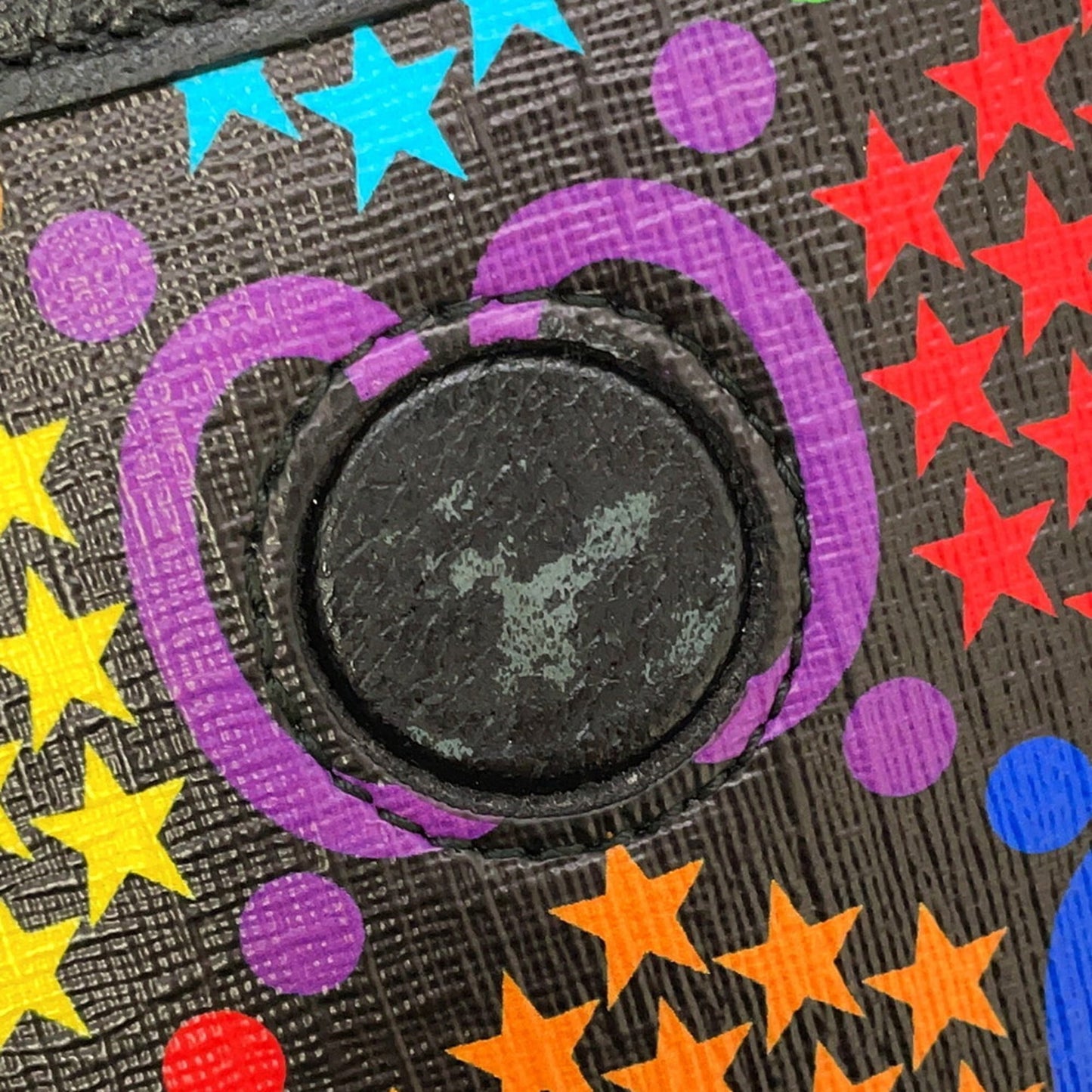 Gucci Black Multi-Color Pvc Sling Bag ( )