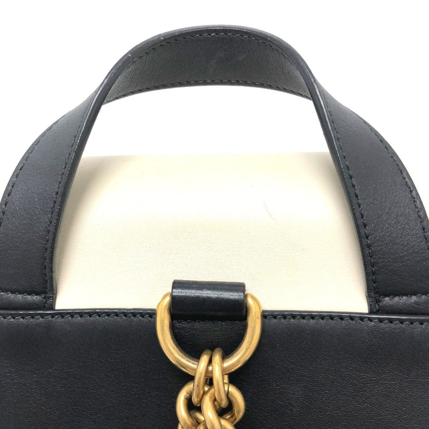 Gucci Black Leather Backpack ( )