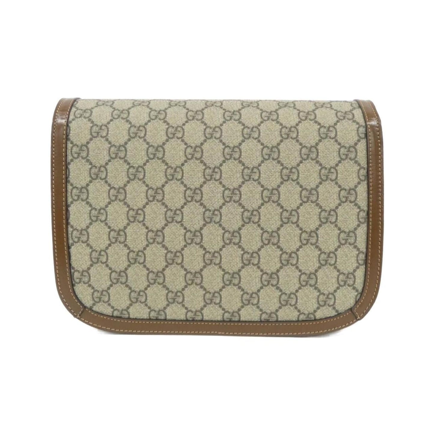 Gucci Beige Brown Gg Supreme Shoulder Bag ( )
