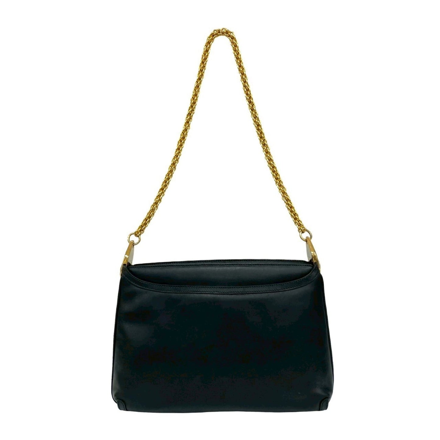 Gucci Black Leather Shoulder Bag ( )