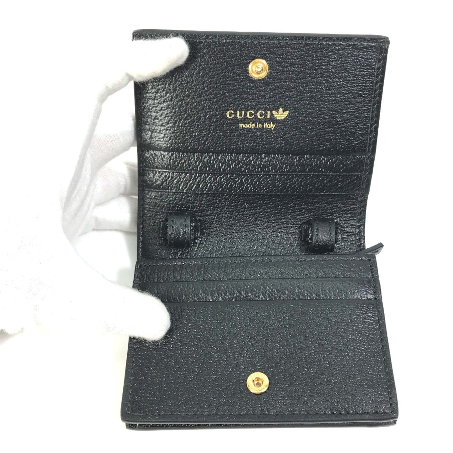 Gucci Black Leather Wallet (Bi-Fold) ( )