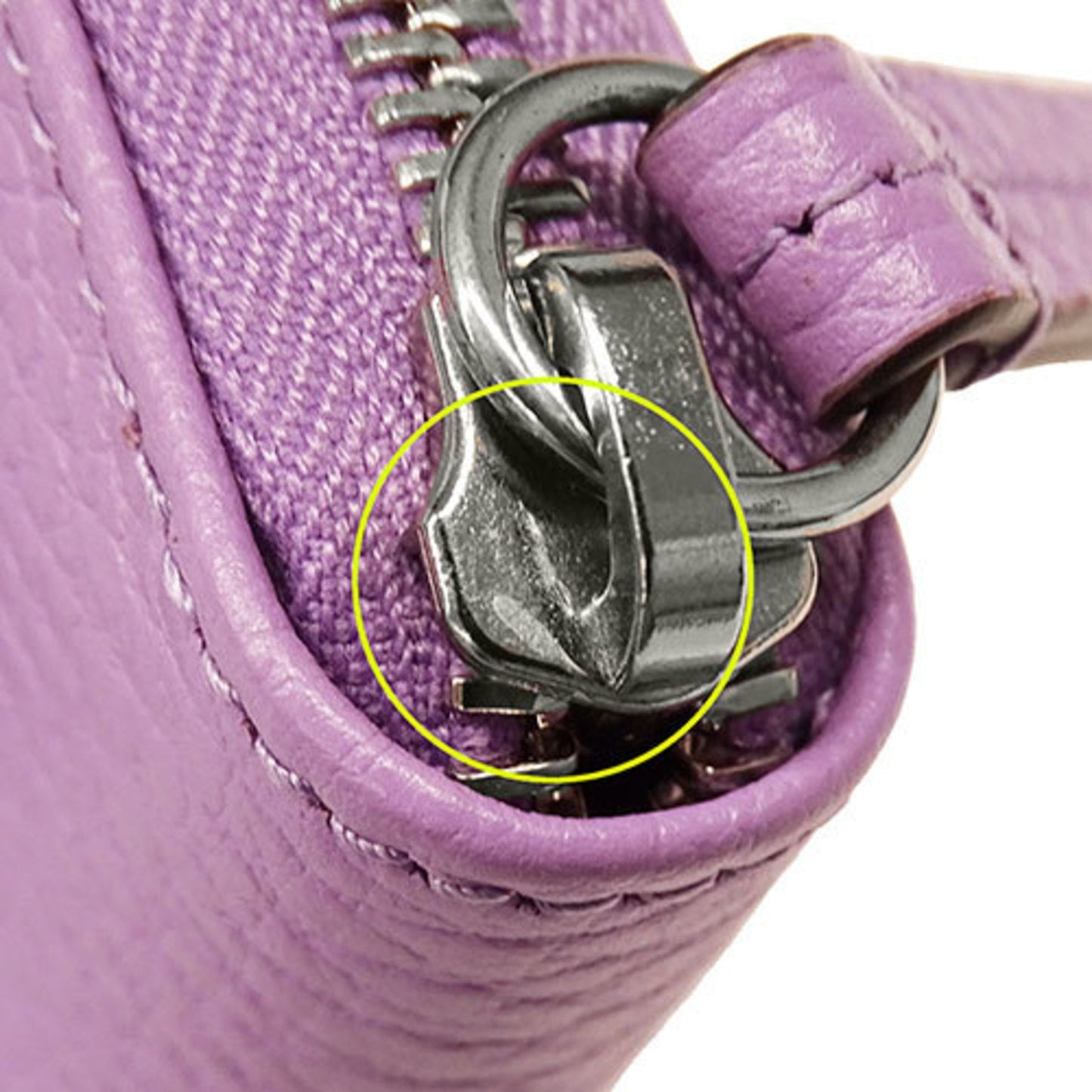Gucci Purple Leather Coin Purse/Coin Case ( )