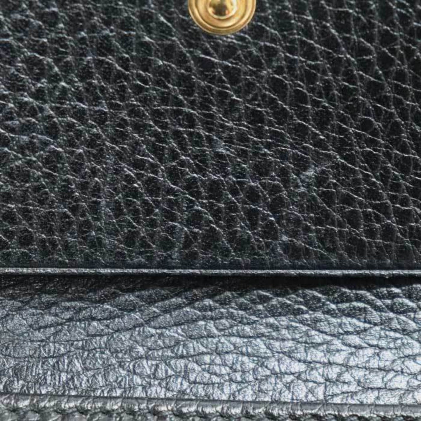 Gucci Black Leather Wallet (Tri-Fold) ( )