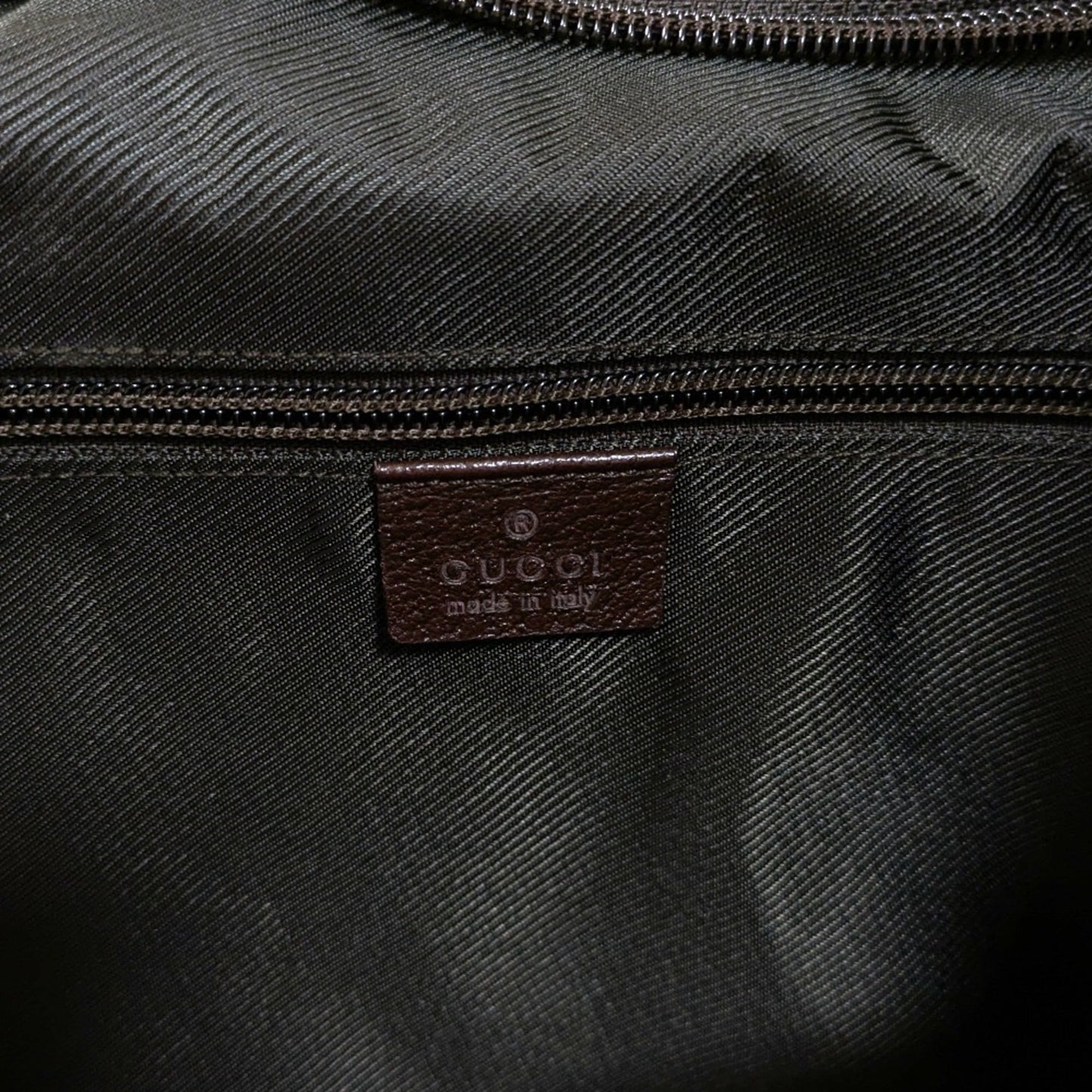 Gucci Sherry Line Beige Nylon Tote Bag ( )