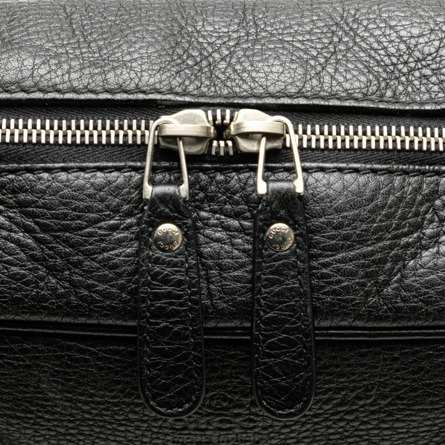 Gucci Black Leather Handbag ( )