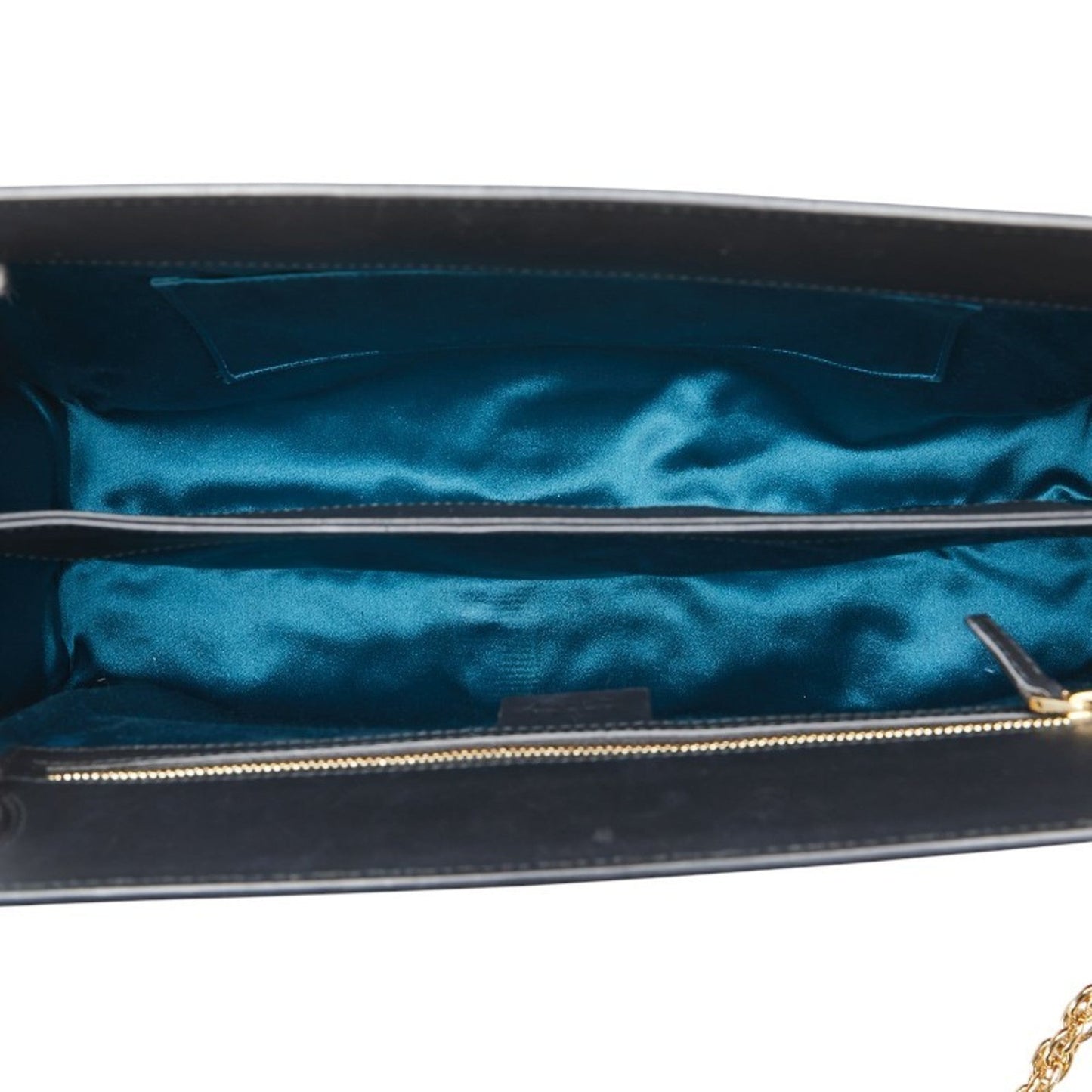 Gucci Black Navy Red Color Leather Suede Shoulder Bag ( )