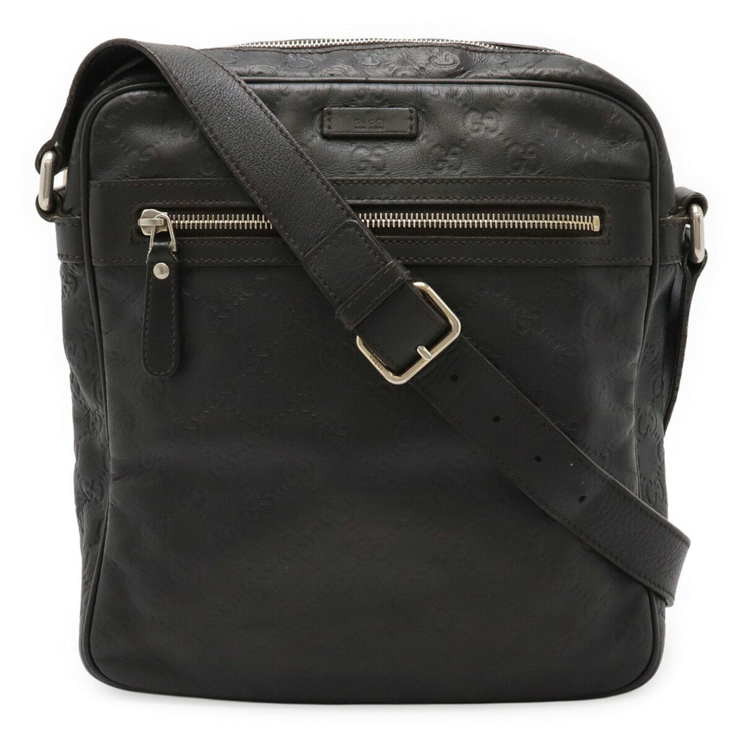 Gucci Black Leather Shoulder Bag ( )
