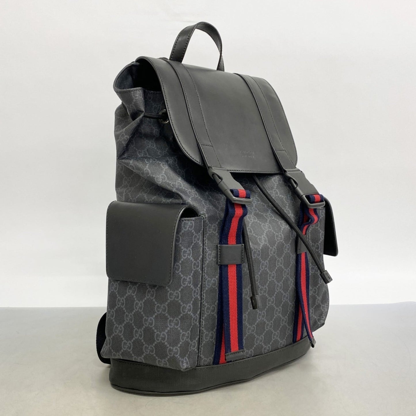 Gucci Black Pvc Backpack ( )