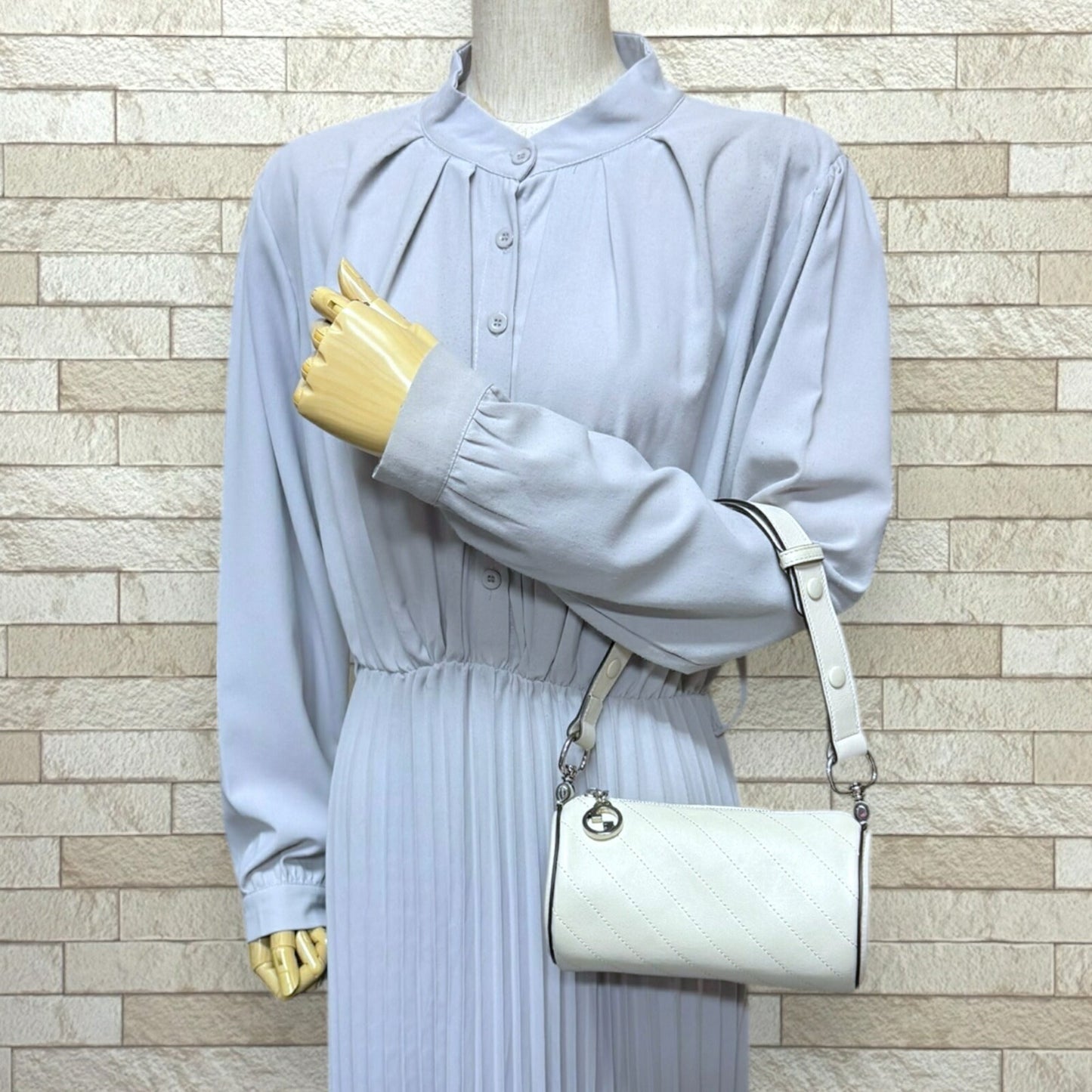 Gucci White Leather Handbag ( )