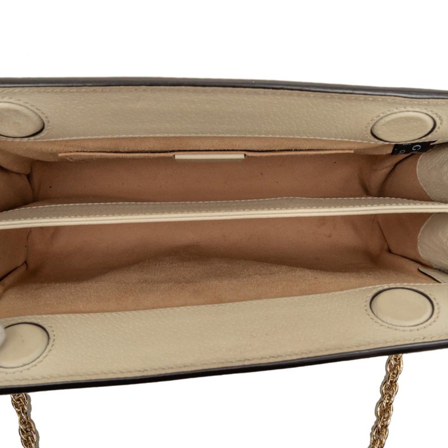 Gucci Beige Ivory Pvc Leather Shoulder Bag ( )