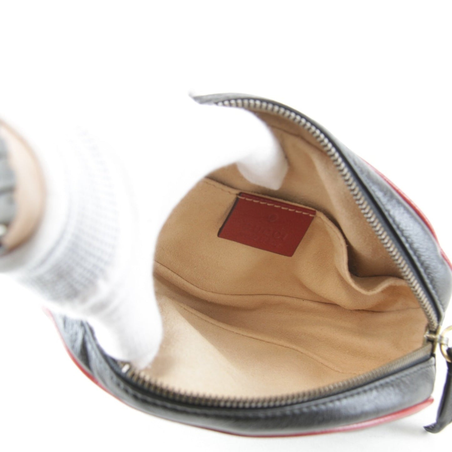 Gucci Gg Marmont Black Leather Fanny Pack ( )