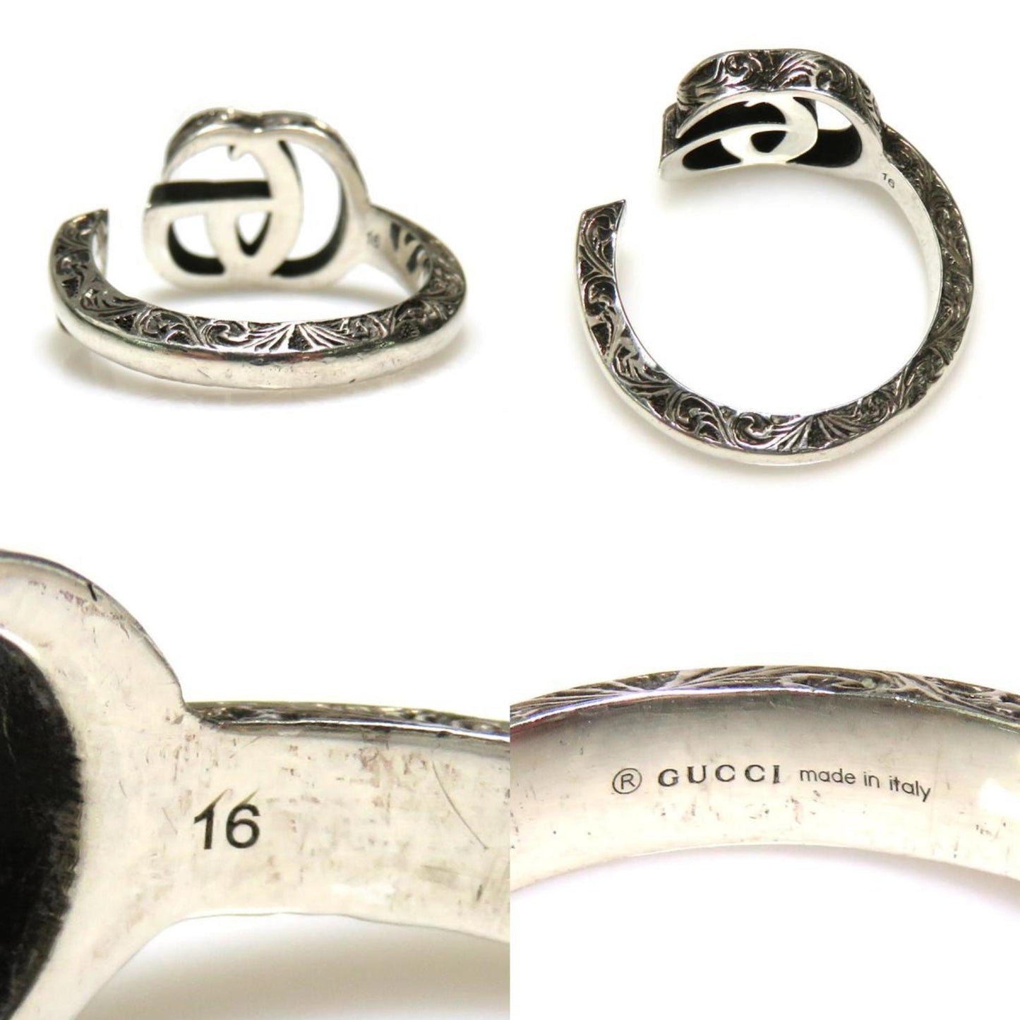 Gucci Silver Silver 925 Band Ring ( )