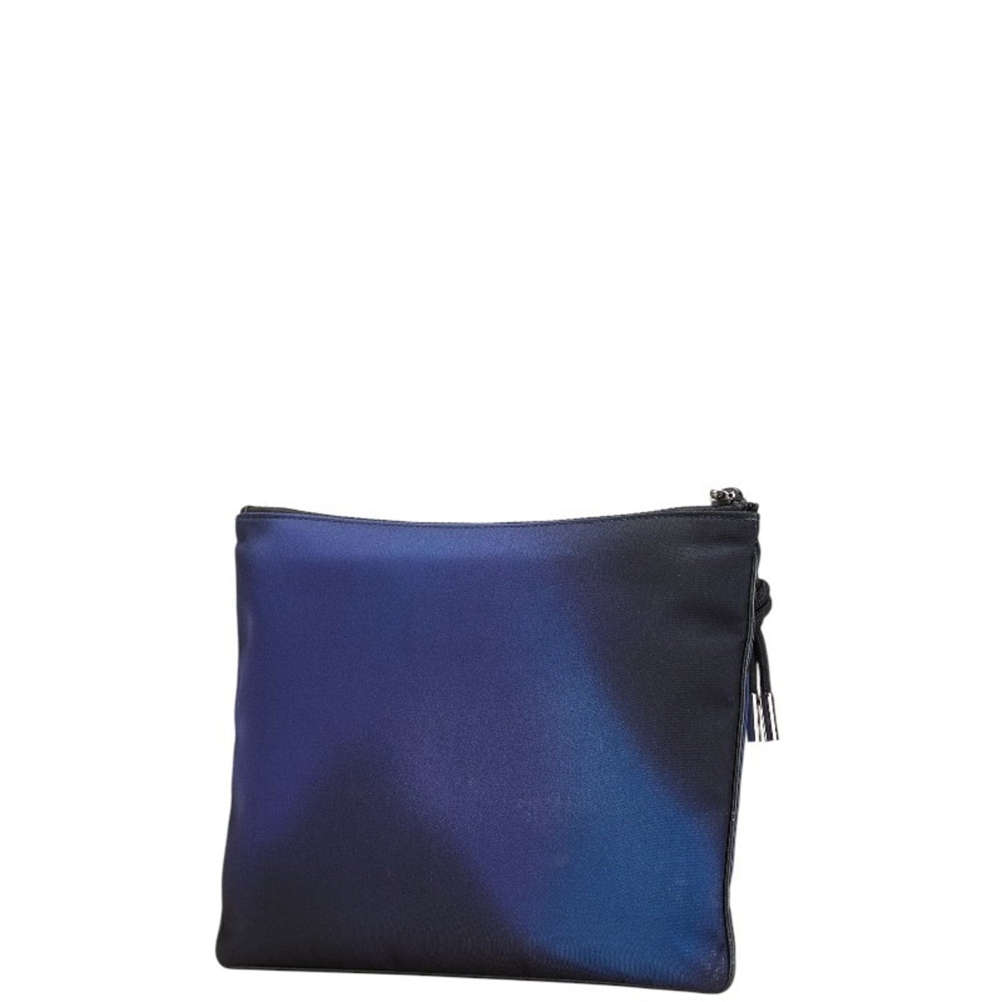 Christian Dior Black Blue Nylon Clutch Bag ()