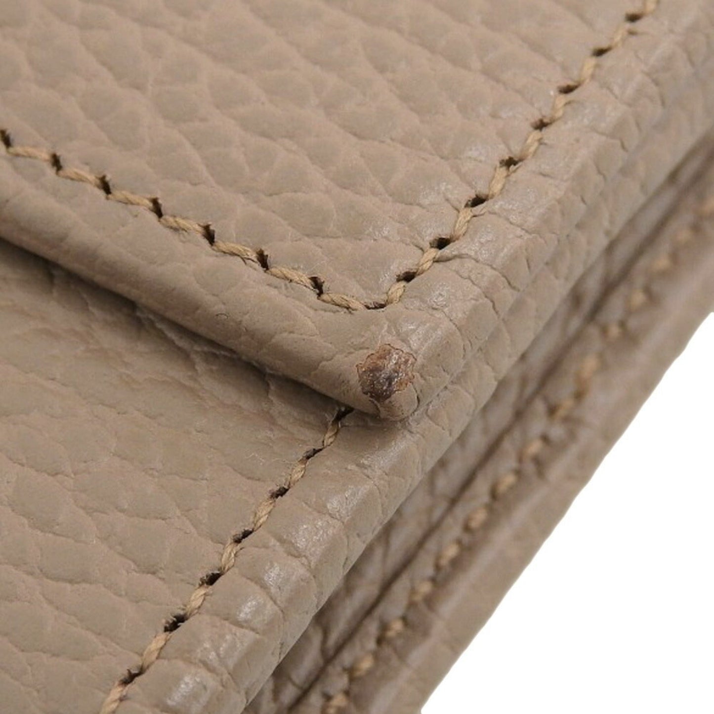 Gucci Beige Leather Coin Purse/Coin Case ( )