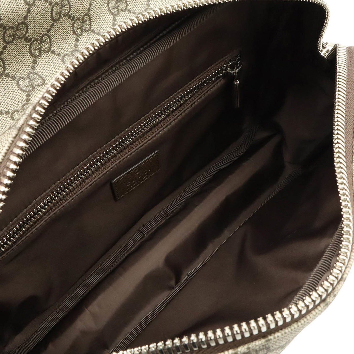 Gucci Beige Brown Green Red Color Pvc Leather Shoulder Bag ( )