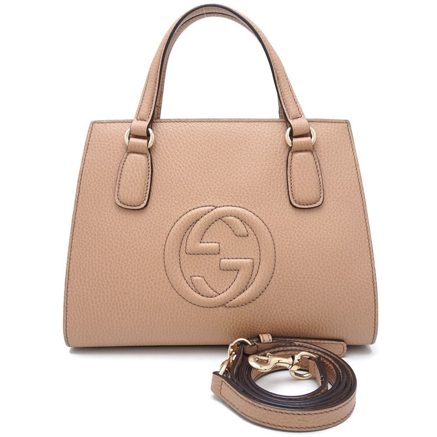 Gucci Soho Beige Leather Handbag Shoulder Bag