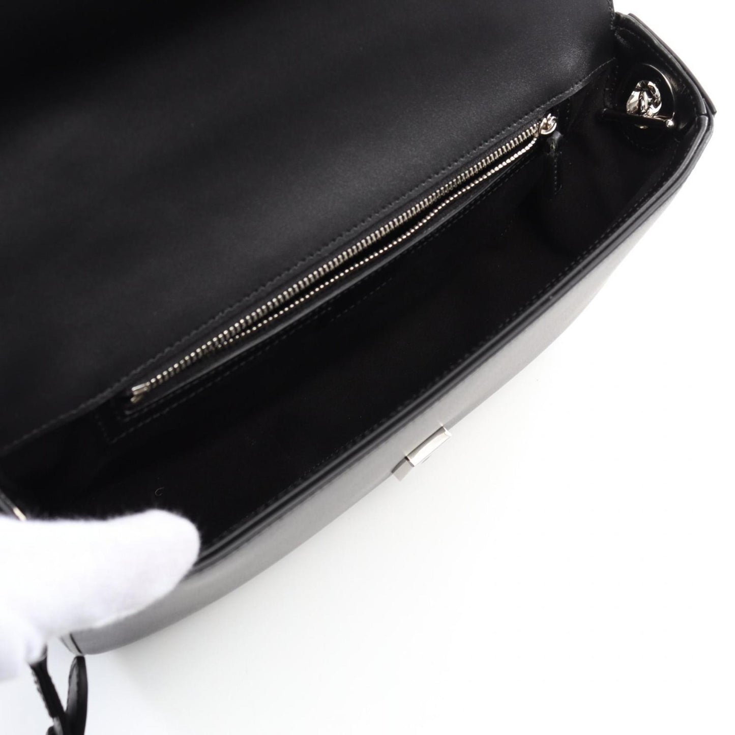 Gucci Black Leather Shoulder Bag ( )