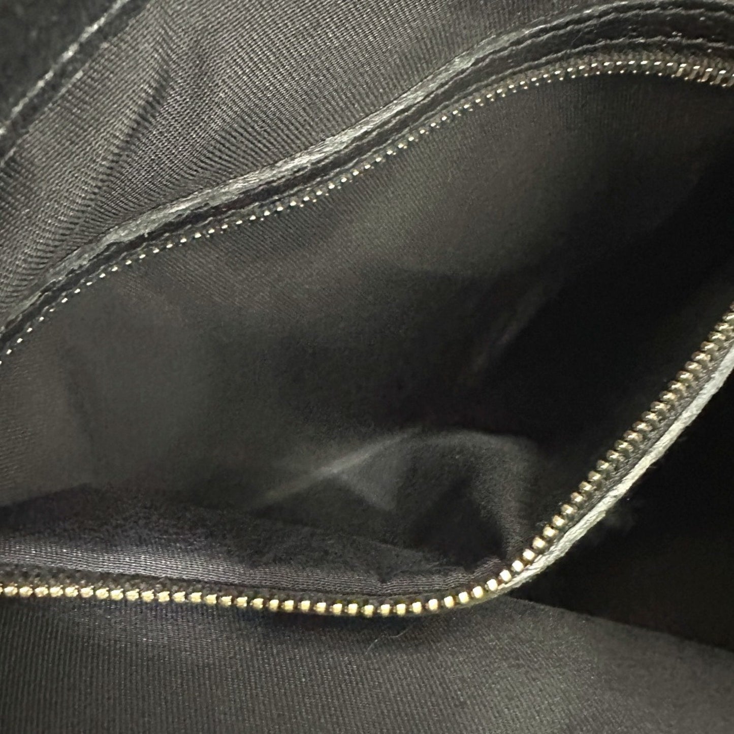 Gucci Horsebit Black Gg Canvas Leather Handbag Shoulder Bag ( )