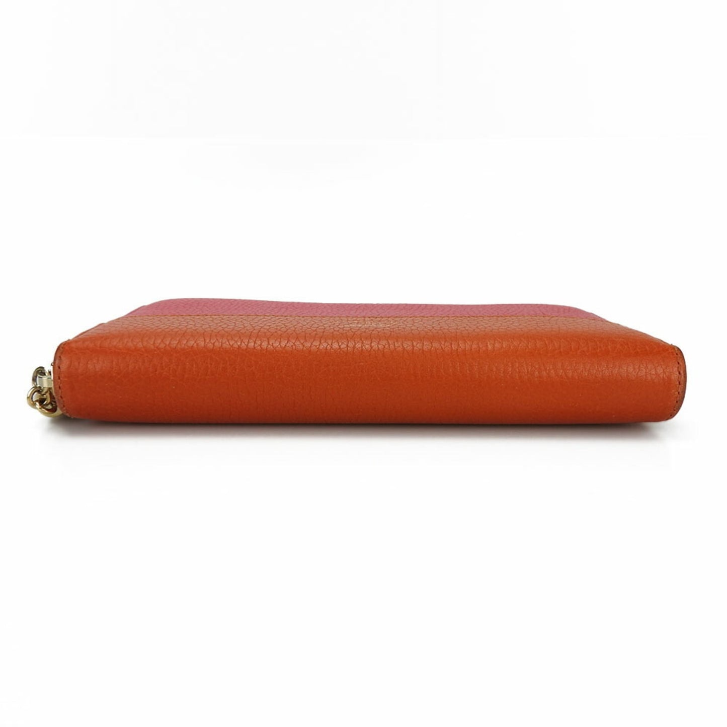 Gucci Bamboo Orange Pink Leather Long Wallet (Bi-Fold) ( )