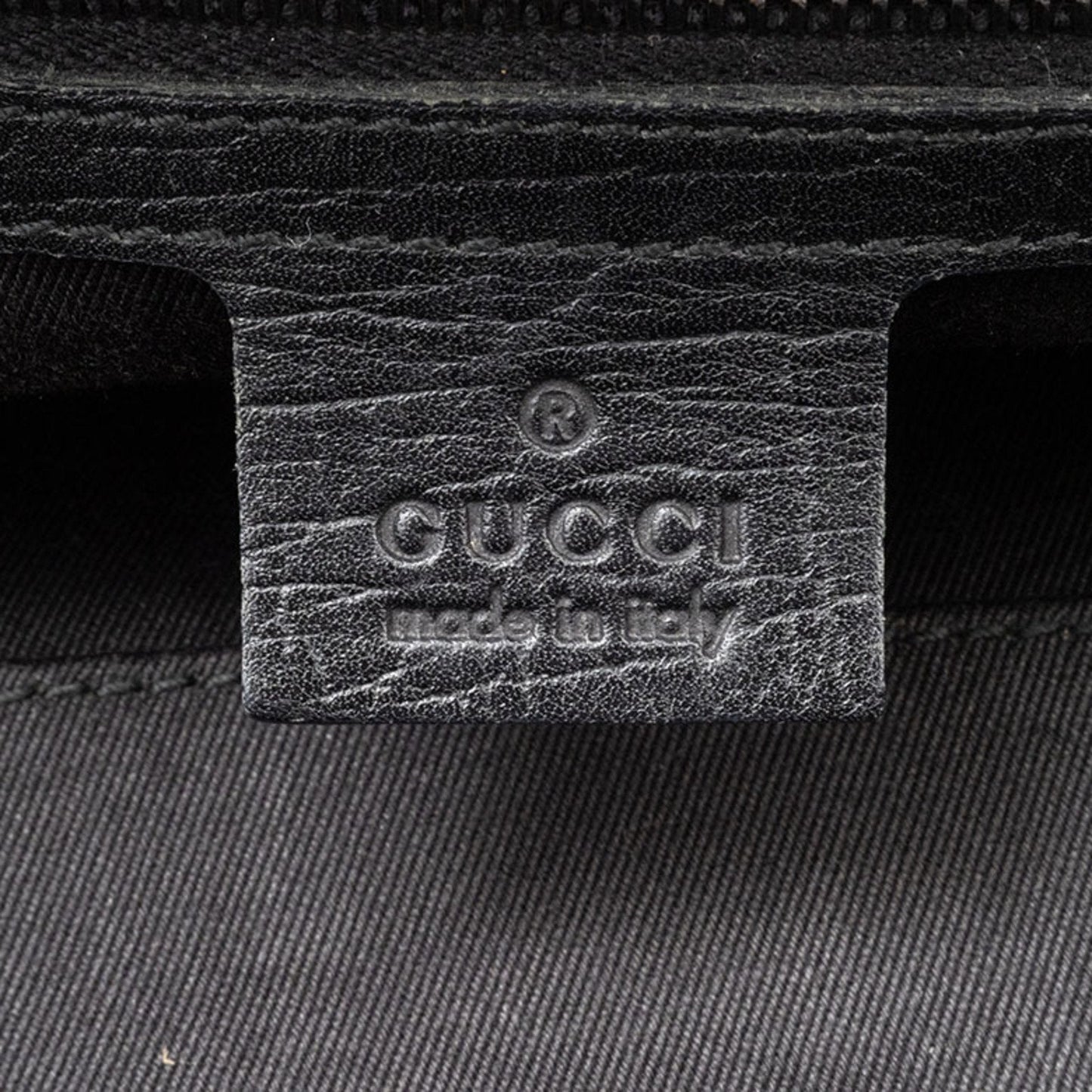 Gucci Gg Canvas Beige Black Gg Canvas Leather Handbag ( )