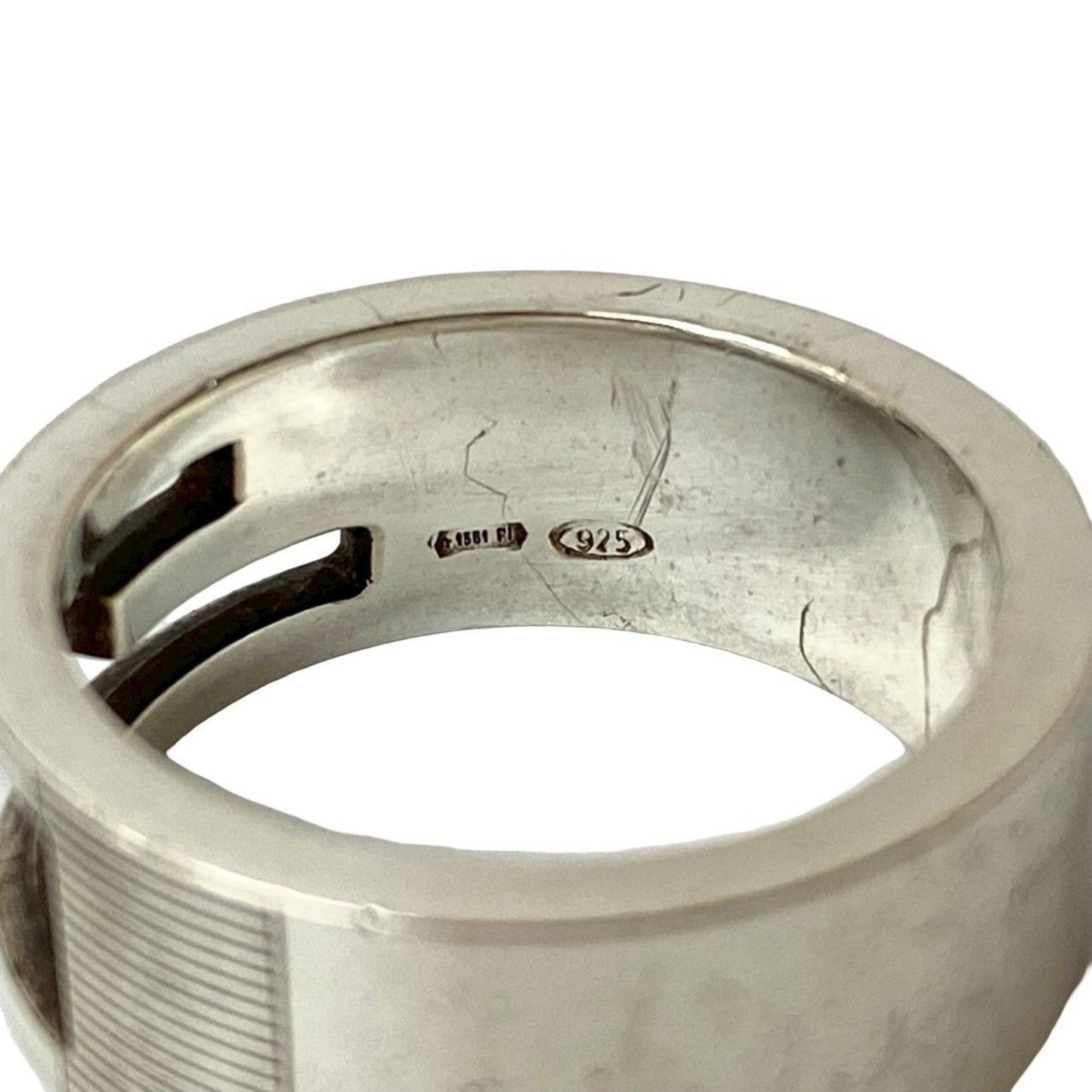 Gucci Silver Silver 925 Band Ring ( )
