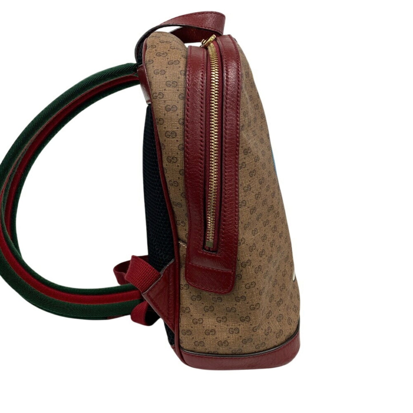 Gucci Beige Red Color Gg Supreme Backpack ( )